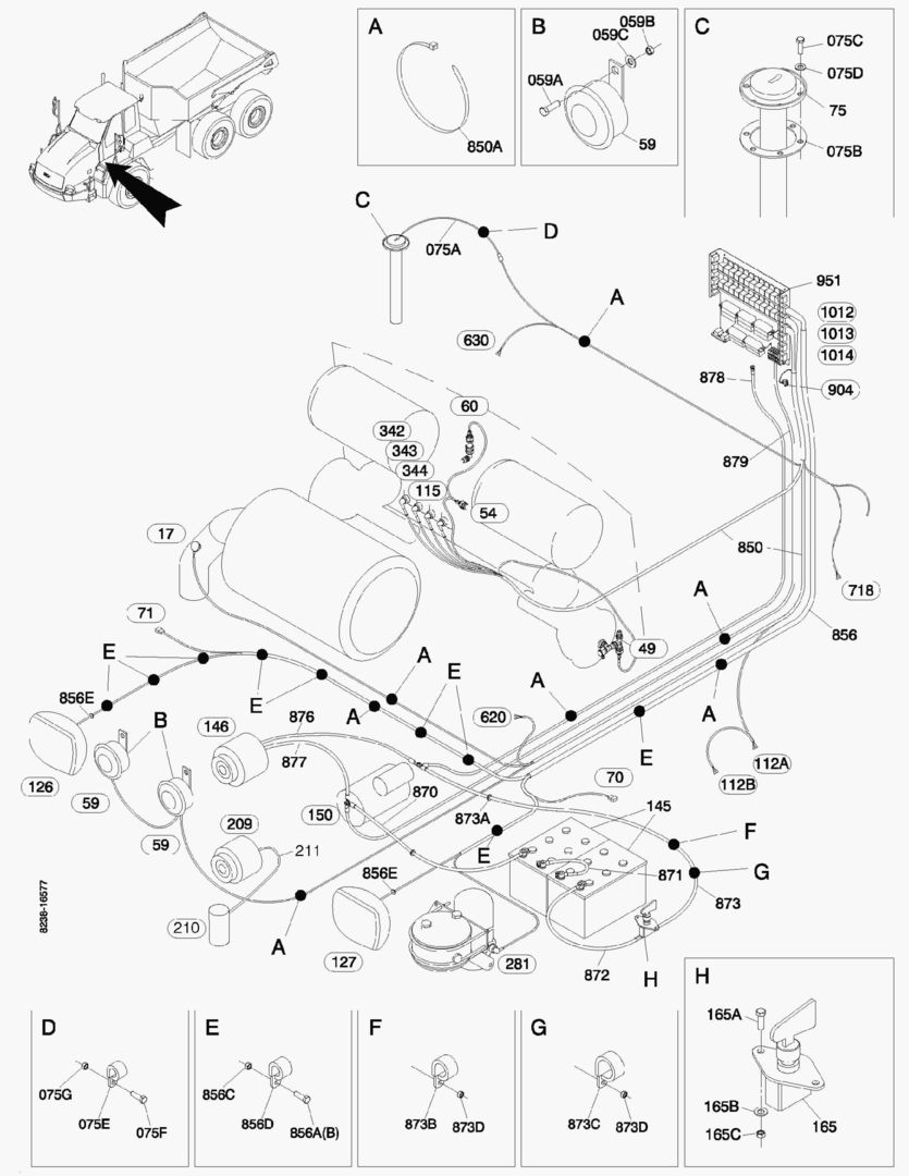 G210-4 ELECTRICAL SYSTEM; FRONT WAGON