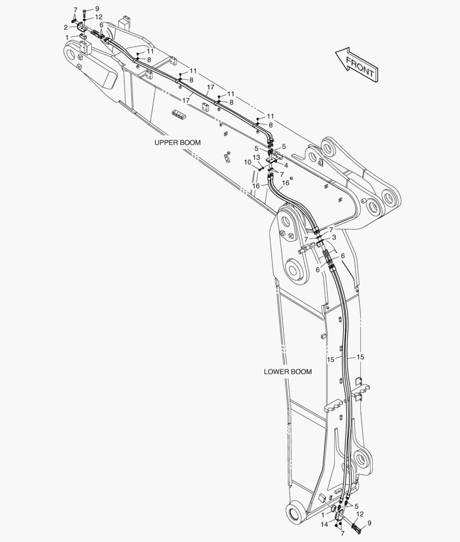 ТРУБОПРОВОД ШАРНИРНОЙ СТРЕЛЫ - БЫСТРАЯ ПОСАДКА