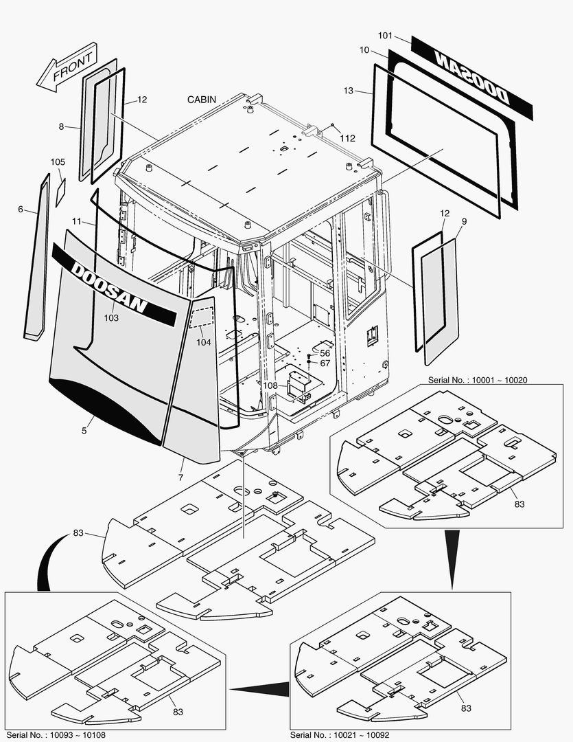 1470 CABIN(6) - GLASS
