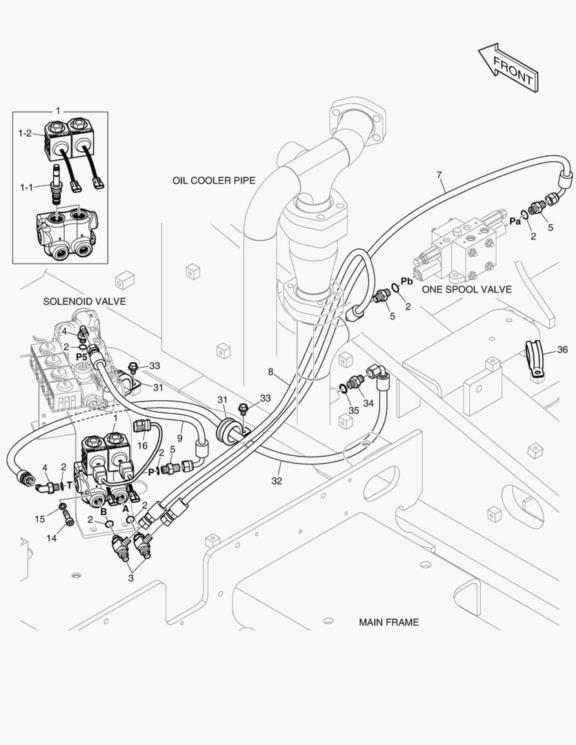 ТРУБОПРОВОД СЕРВОУПРАВЛЕНИЯ(1) - ВРАЩАЮЩИЙСЯ