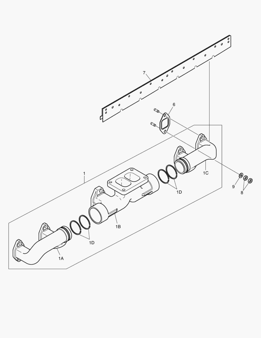 250 EXHAUST MANIFOLD