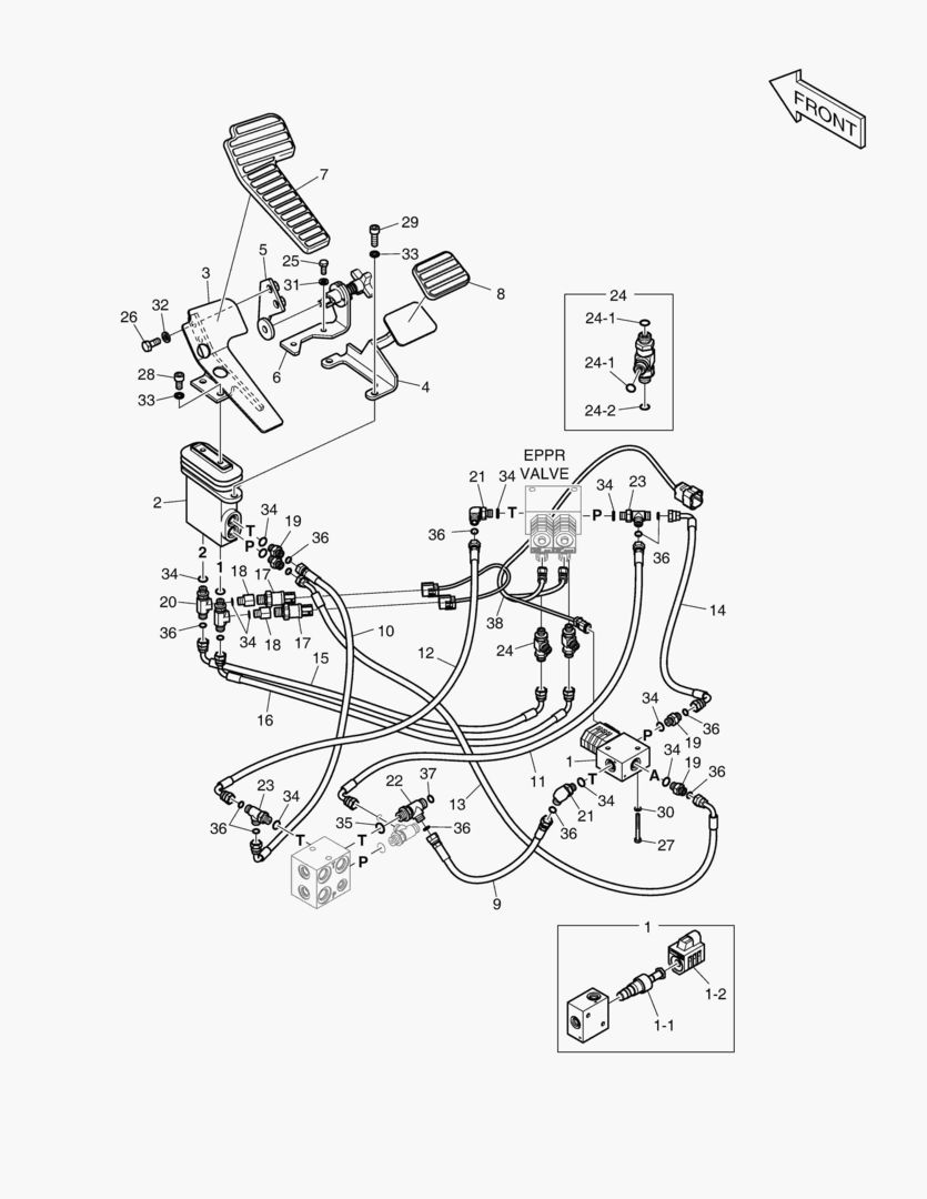 6230 PILOT PIPING - TWO WAY(WITH PEDAL)