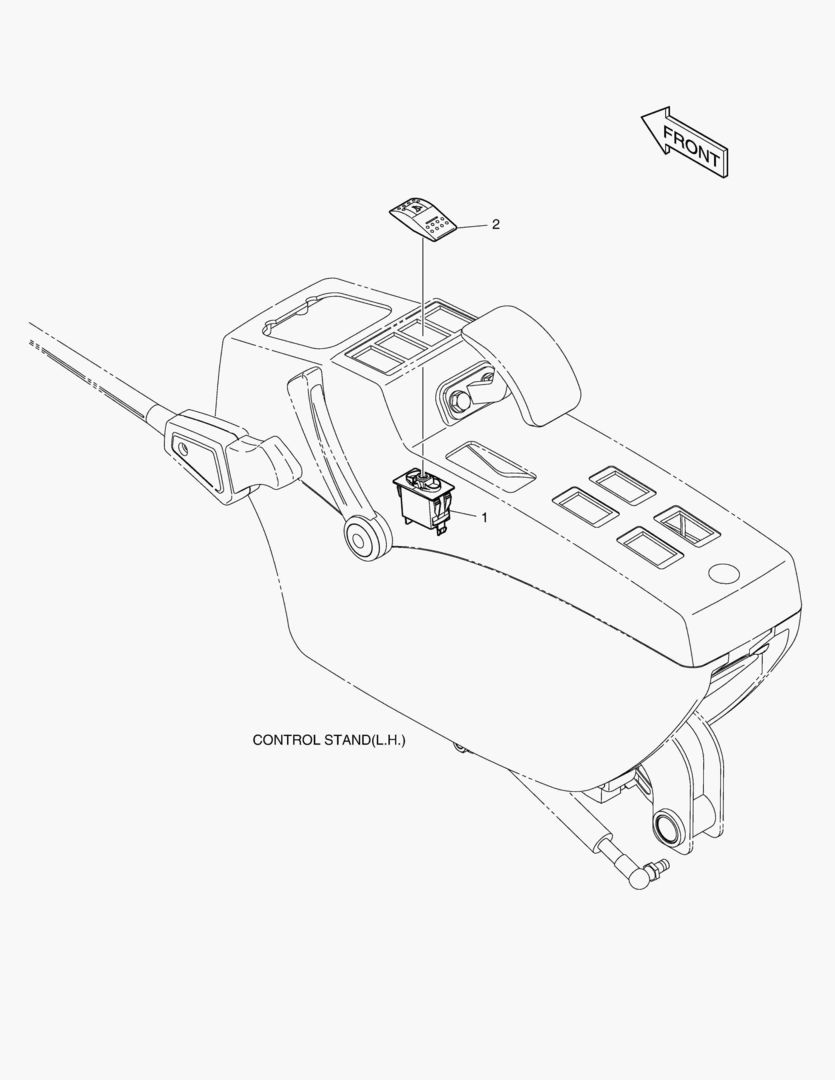 ВКЛЮЧАТЕЛЬ - ЗАДНИЙ БУЛЬДОЗЕР
