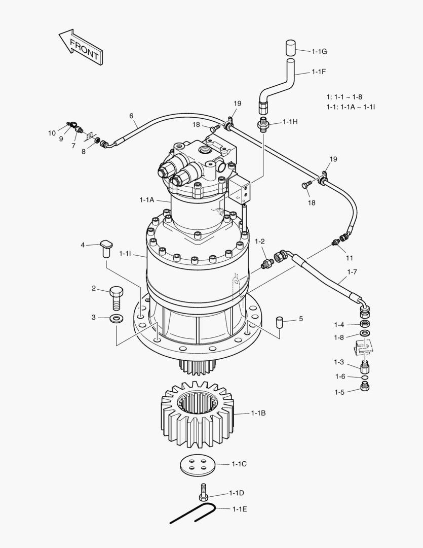 ПОВОРОТНОЕ УСТРОЙСТВО В СБОРЕ