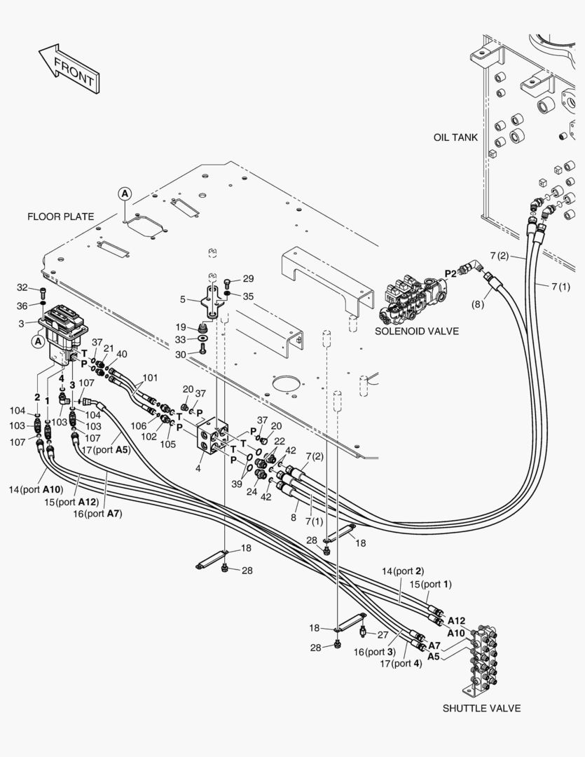ТРУБОПРОВОД СЕРВОУПРАВЛЕНИЯ(8)