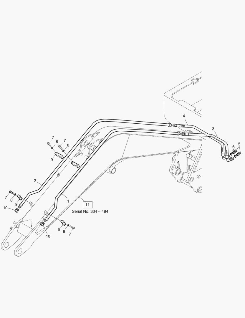 5130 BREAKER PIPING-ONE WAY [334~]