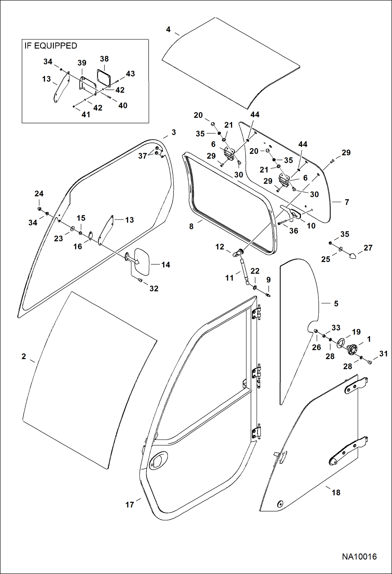 КАБИНА ОПЕРАТОРА (ВНЕШНЯЯ ЧАСТЬ)