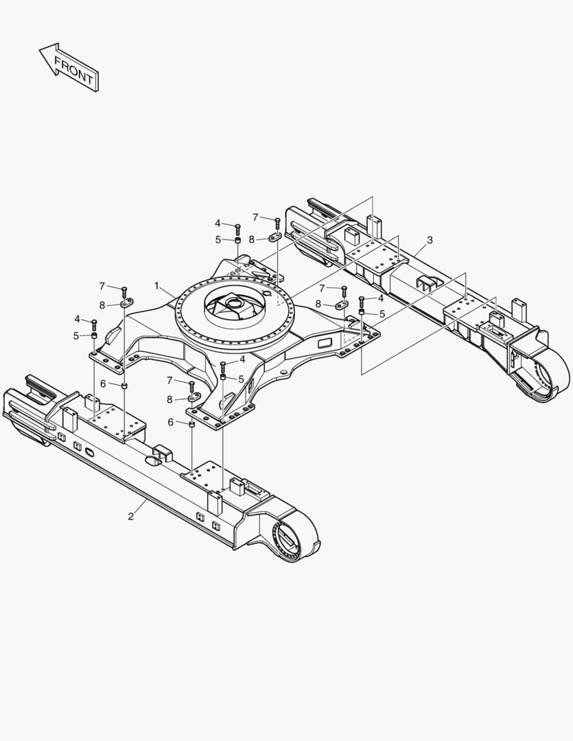 РАМА ГУСЕНИЦЫ - 3.49 м