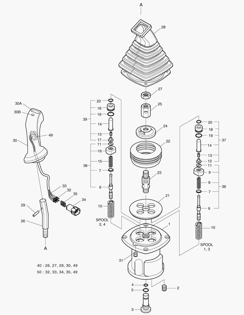 Схема КЛАПАН С ДИСТАНЦИОННЫМ УПРАВЛЕНИЕМ-3 ВКЛЮЧАТЕЛЯ