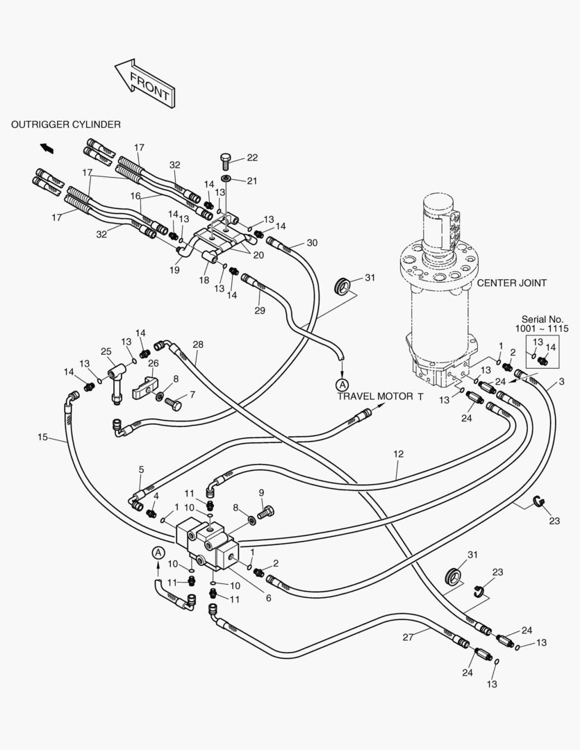 Спецтехника 2160 DOZER & OUTRIGGER PIPING [1001~1313] - главное фото