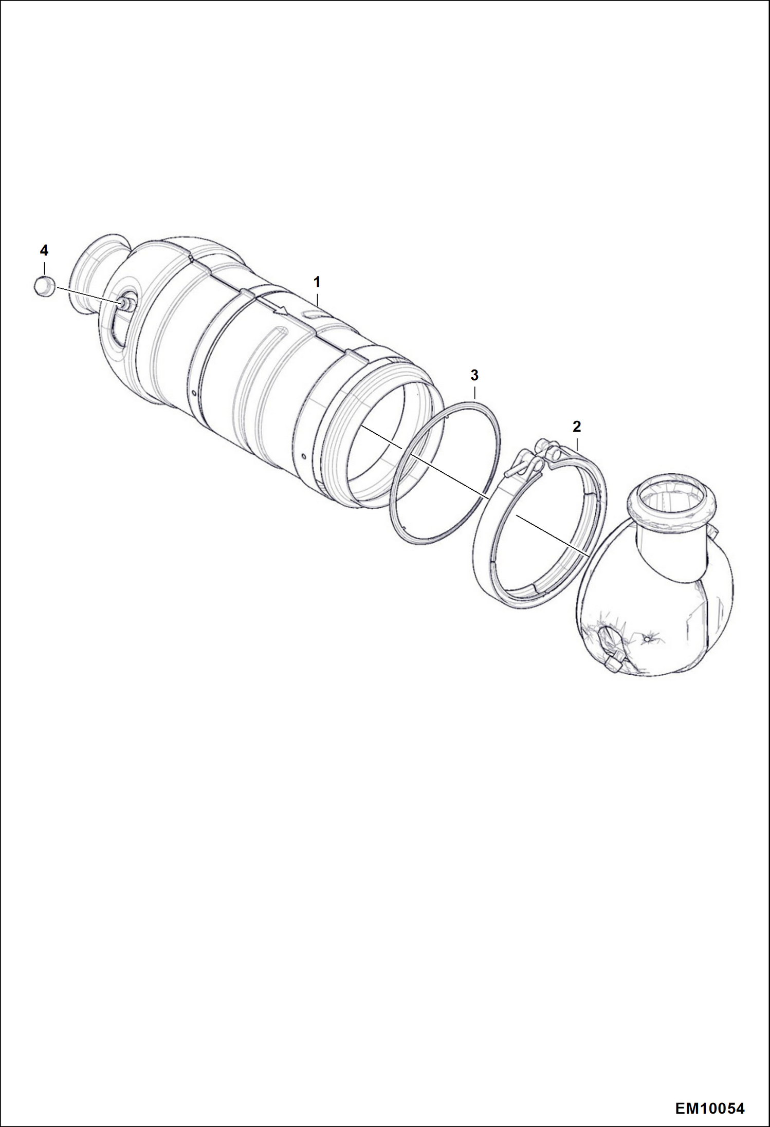 Схема КАТАЛИЗАТОР ОКИСЛЕНИЯ ДИЗЕЛЬНОГО ТОПЛИВА