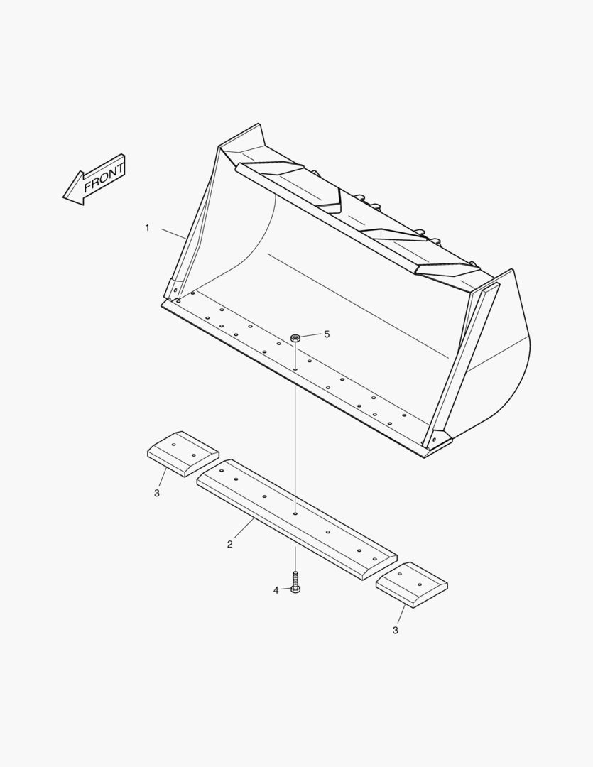 2230 BUCKET-4.1гЋҐ-CUTTING EDGE [1474~]