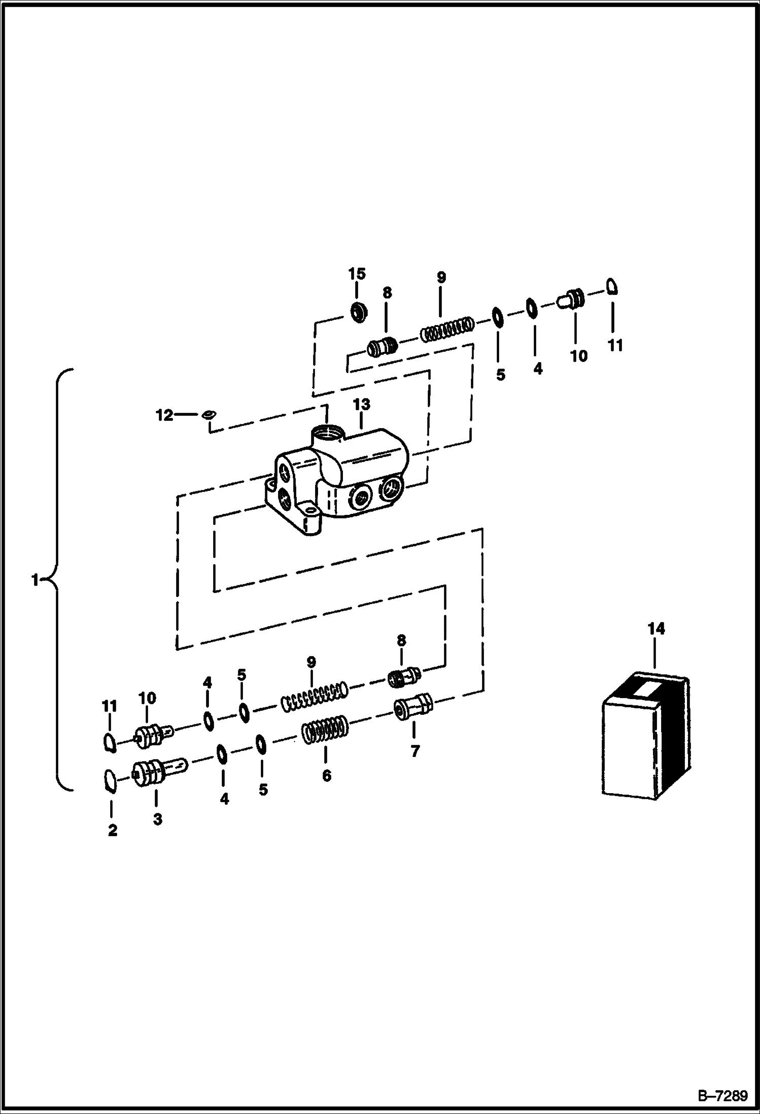 УРАВНОВЕШИВАЮЩИЙ КЛАПАН (СЕРИЙНЫЙ НОМЕР 15023 И ВЫШЕ)