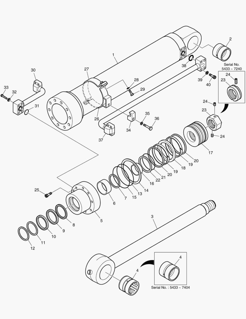 Спецтехника 4280 BUCKET CYLINDER - ARM 2.4m [5001~7811] - главное фото