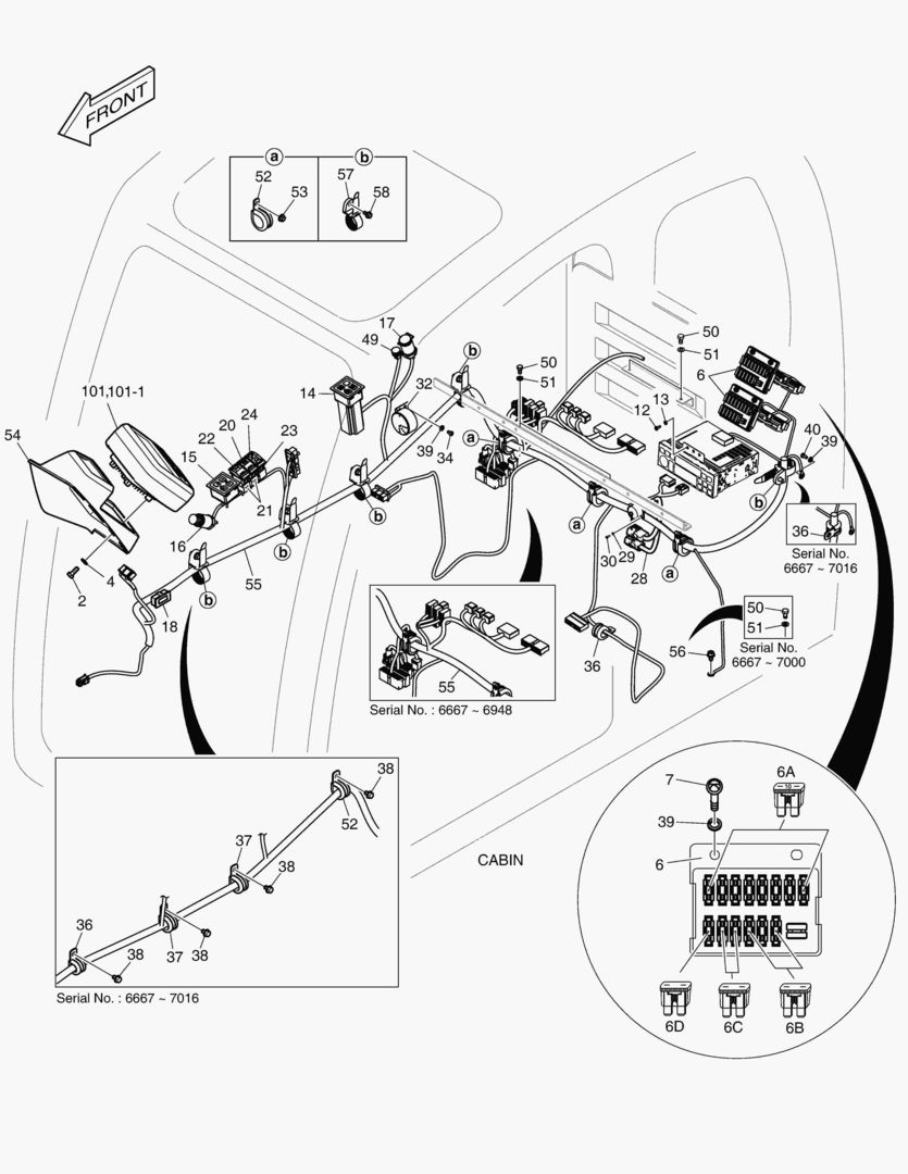 1681 ELECTRIC PARTS - CABIN [6667~]
