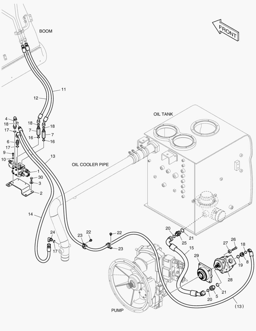Схема ГЛАВНАЯ МАГИСТРАЛЬ - ВРАЩАЮЩИЙСЯ