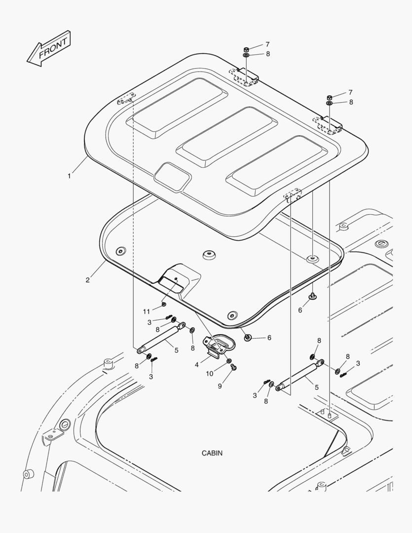 ЧЕХОЛ КРЫШКИ - ИЗ СТАЛИ
