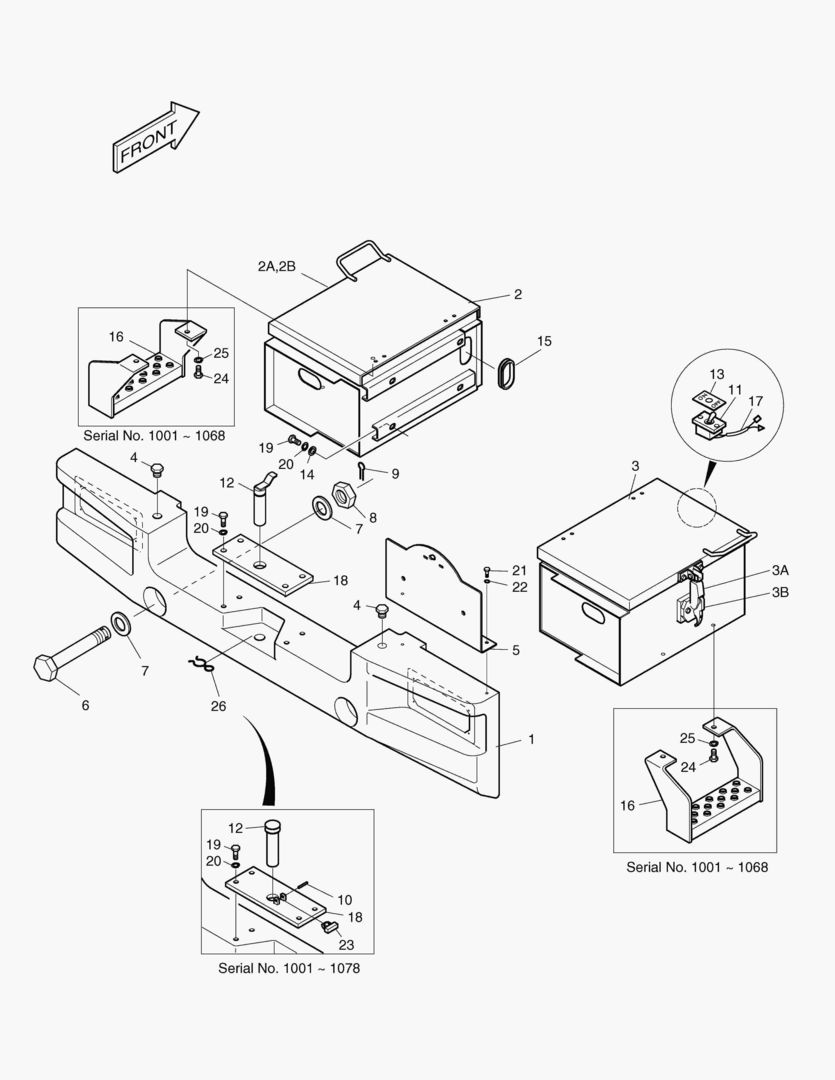 ПРОТИВОВЕС и АККУМУЛЯТОРНАЯ КОРОБКА