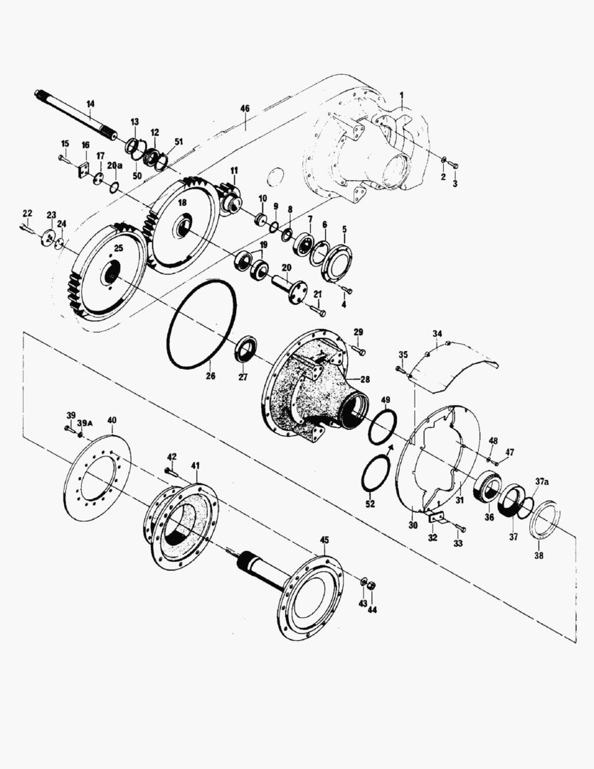 G038-9 DRIVE LINE; REAR