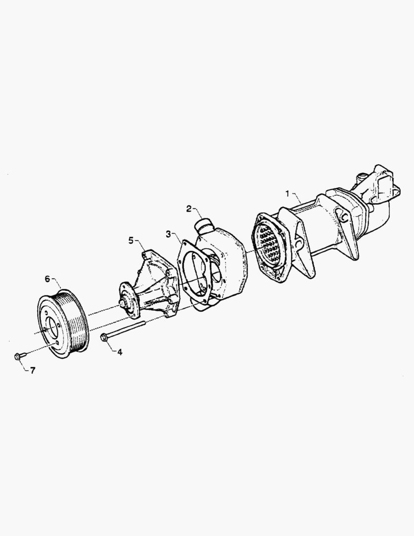 Спецтехника G010-57 COOLANT PUMP; MOUNTING - главное фото