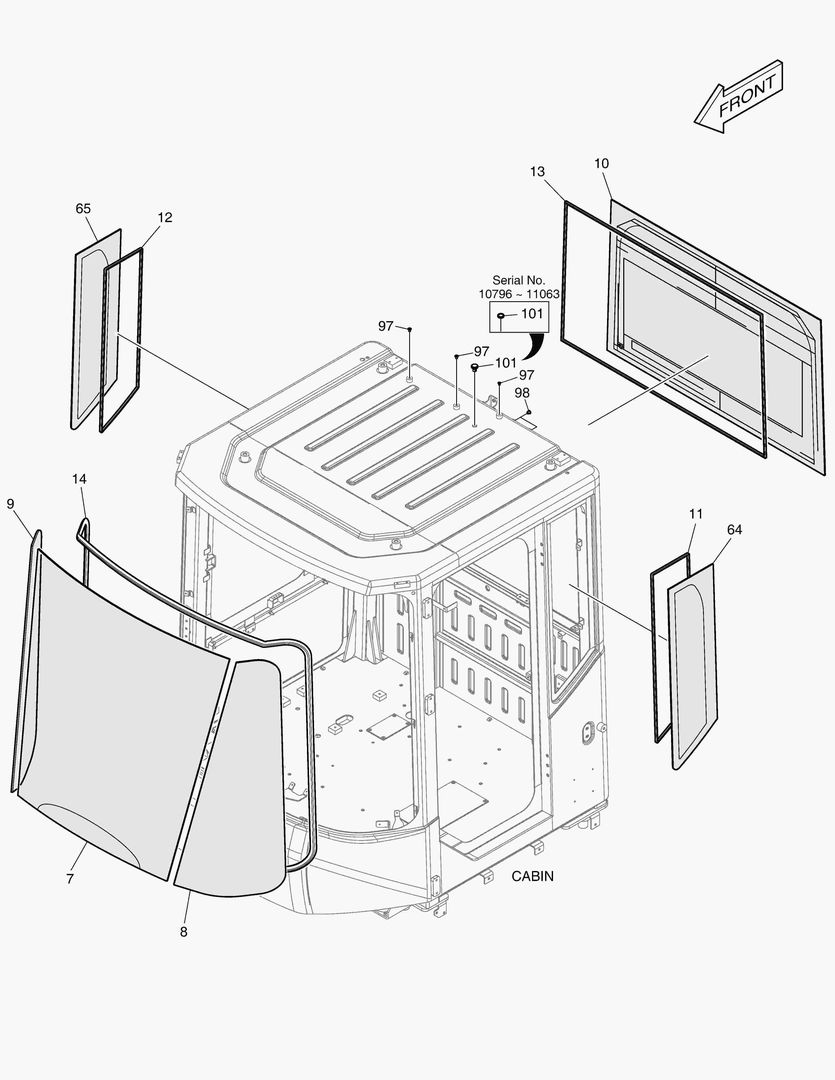 КАБИНА(5) - СТЕКЛО
