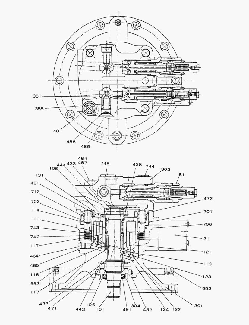 Схема 6160 SWING MOTOR [57~384]