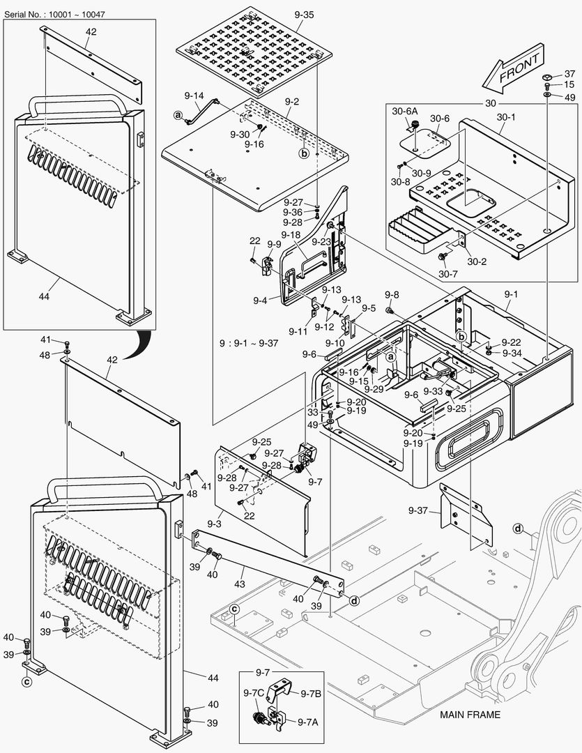 1700 BATTERY & UREA TANK COVER
