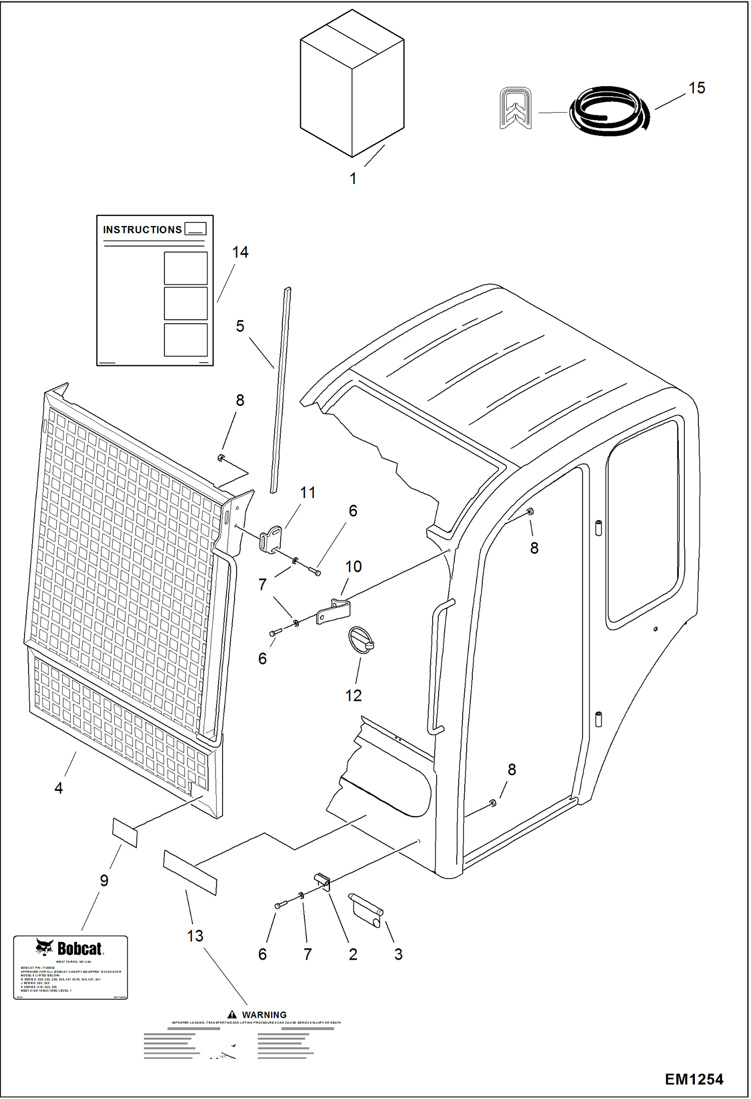 КОМПЛЕКТ ДЛЯ ОСОБОГО ПРИМЕНЕНИЯ (КАБИНА)
