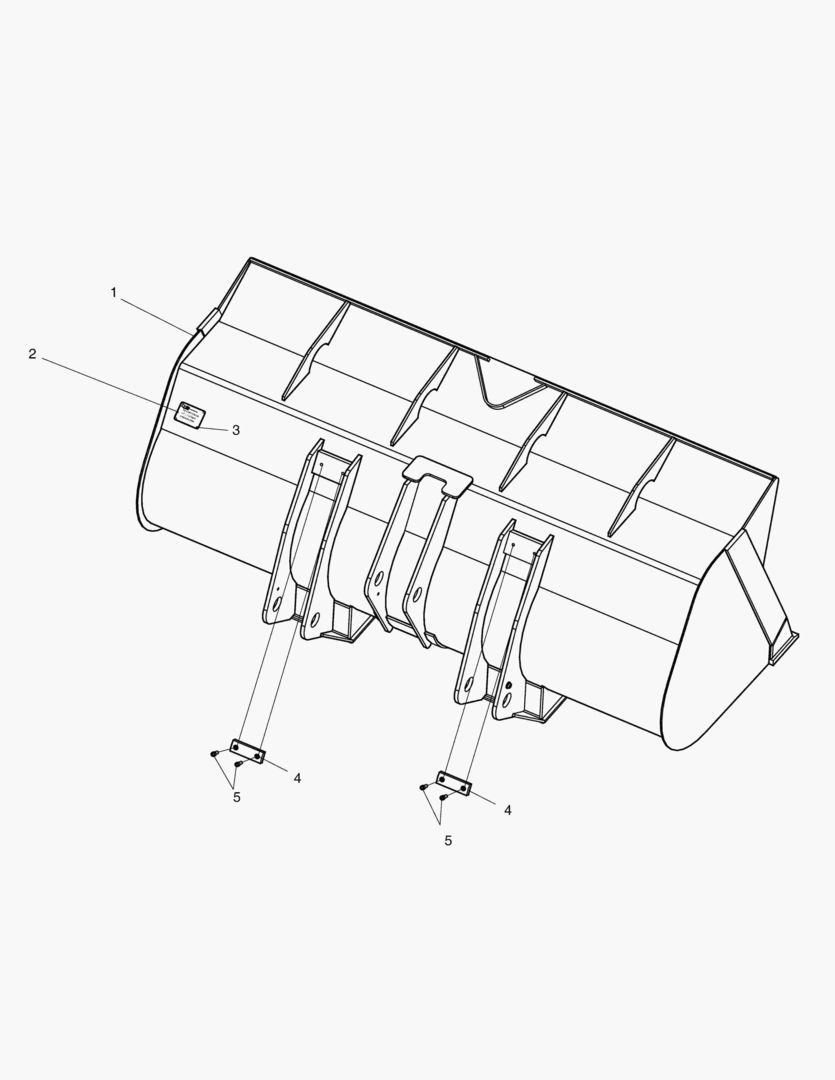 Спецтехника 5110 BUCKET ASS`Y-BIG BUCKET