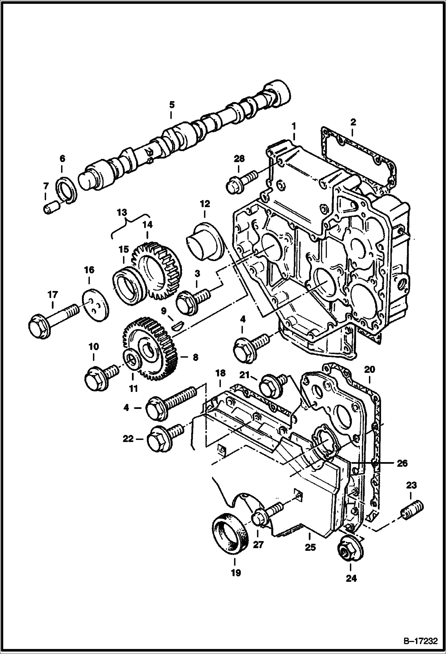 Схема ШЕСТЕРНИ РАСПРЕДЕЛИТЕЛЬНОГО ВАЛА