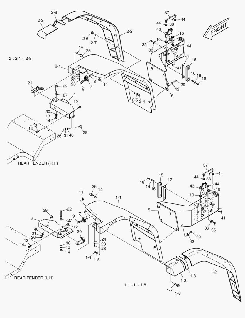 5470 FENDER & PROTECTOR - FULL