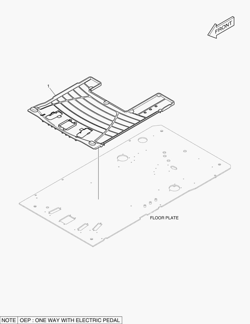 6480 FLOOR MAT - TWO WAY & ROTATING