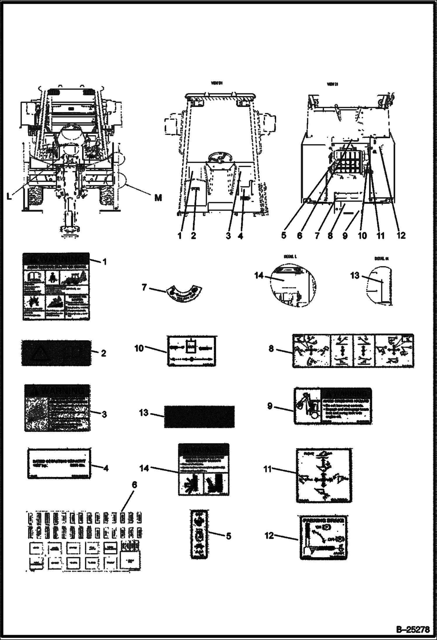 ПРЕДУПРЕЖДАЮЩИЕ ТАБЛИЧКИ BL275
