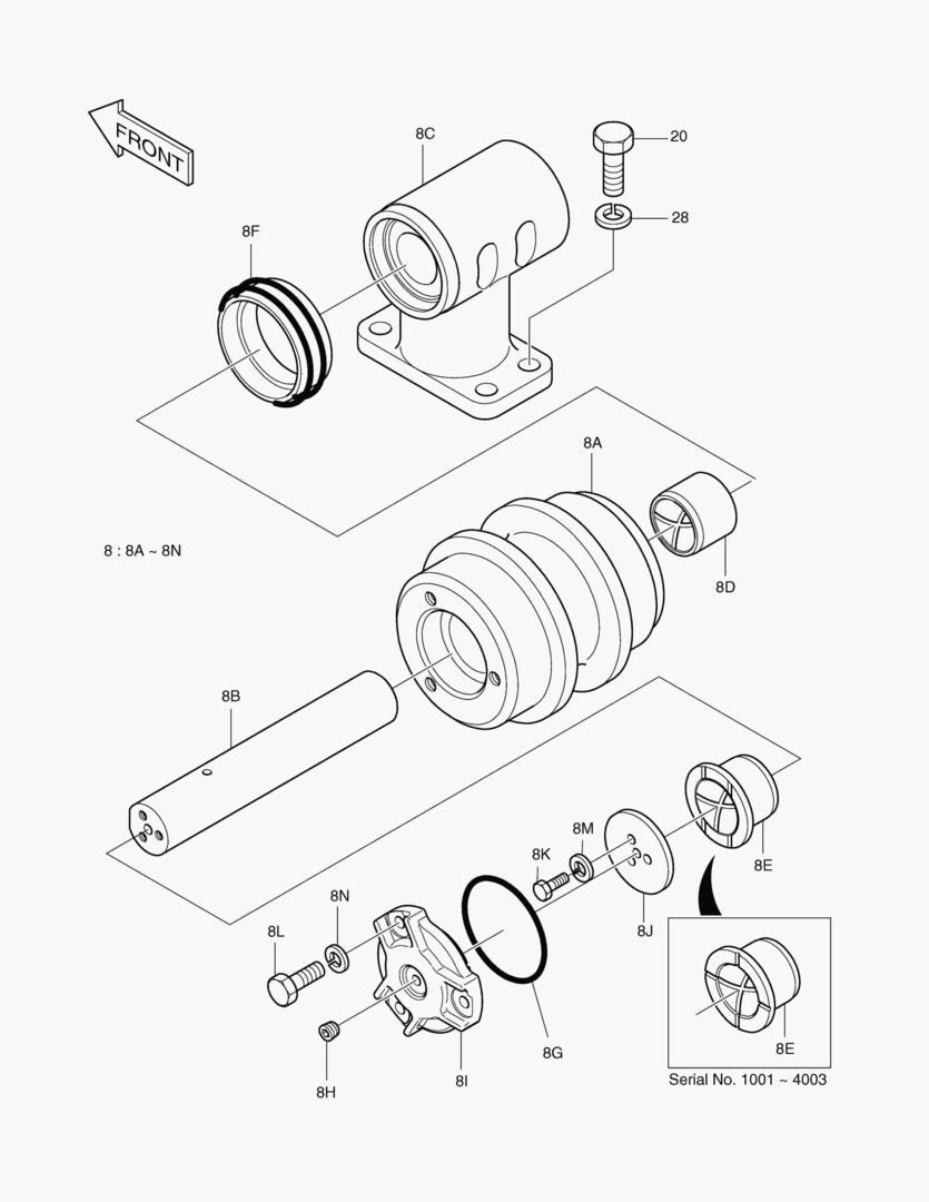 ВЕРХНИЙ ПОДШИПНИК