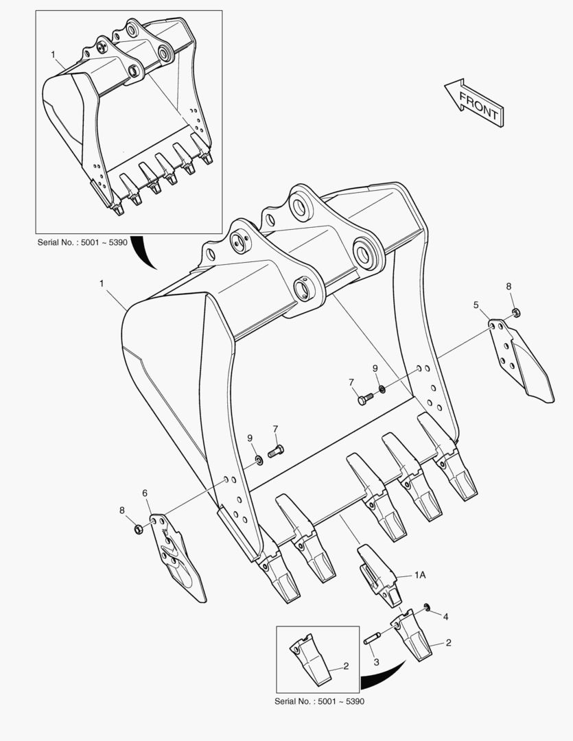6810 BUCKET ASS`Y - 1.17mВі