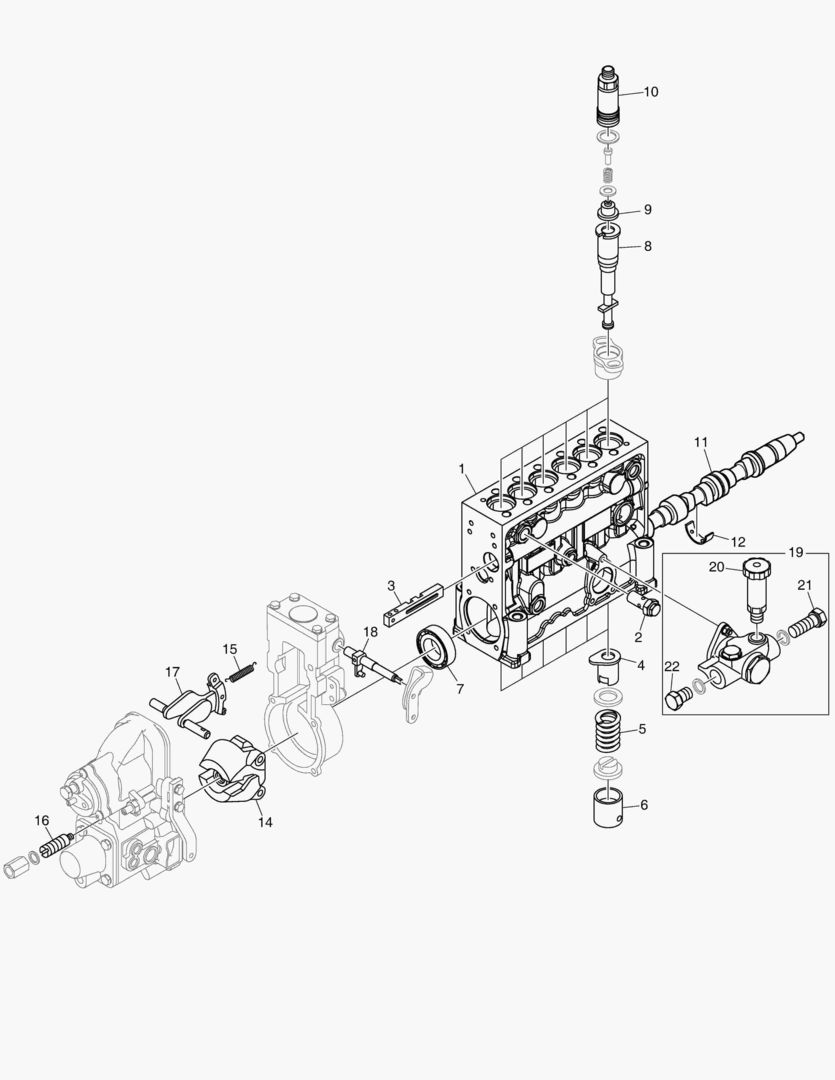 270A FUEL INJECTION PUMP INNER PARTS