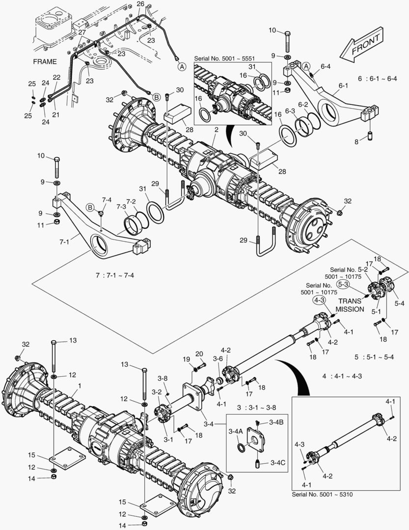 Спецтехника 5460 AXLE & DRIVE SHAFT - CHICAGO - главное фото