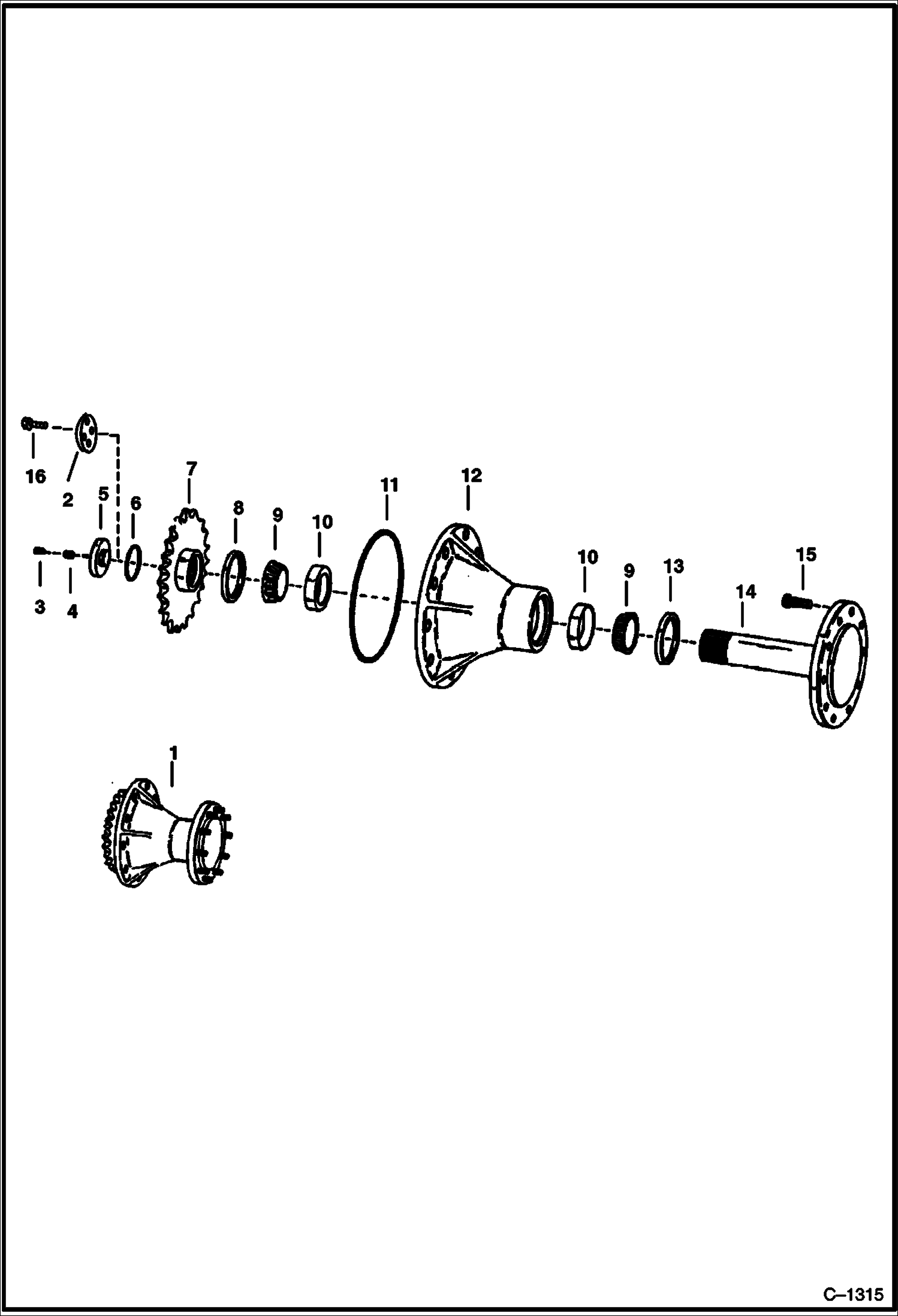 ОСЬ И ВТУЛКА В СБОРЕ