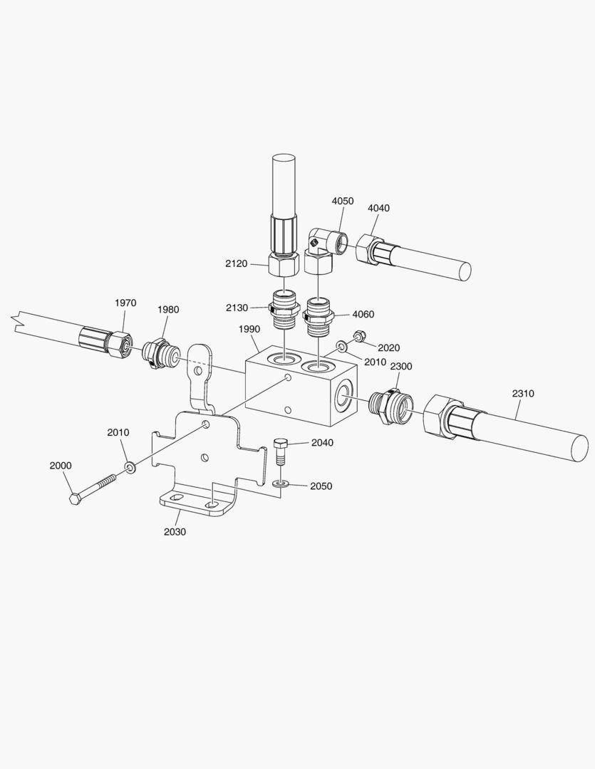 G191-30 RETURN LINE MANIFOLD [8X0550~]