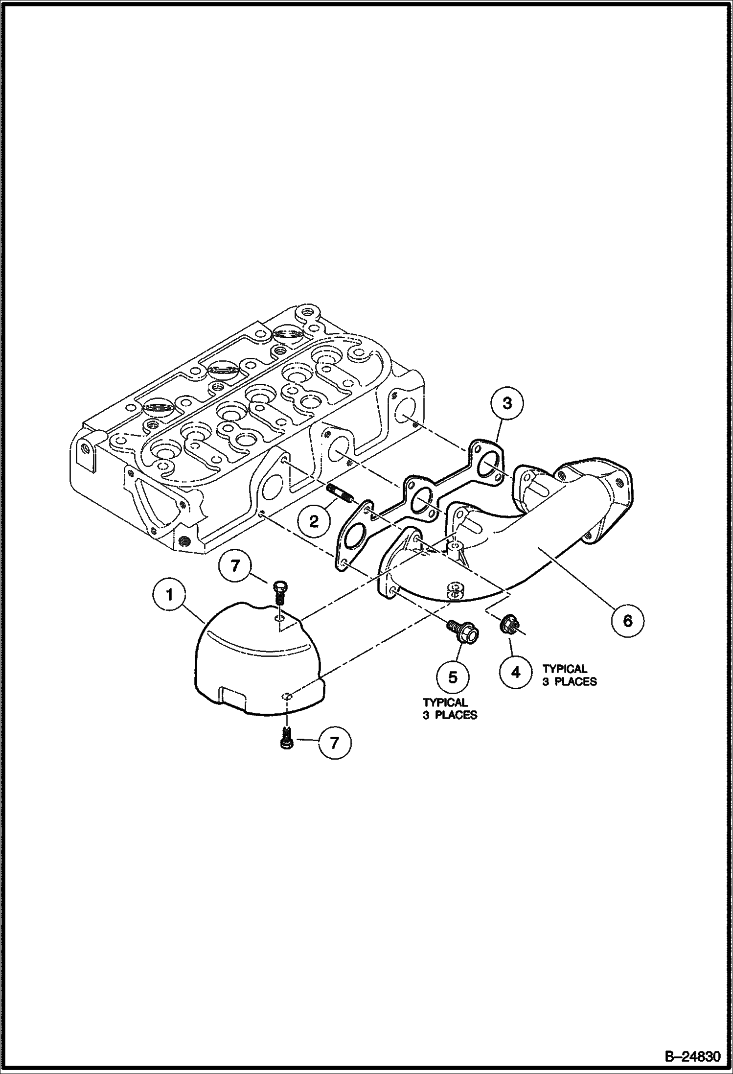 ВЫХЛОПНОЙ ТРУБОПРОВОД ДВИГАТЕЛЯ ДИЗЕЛЬ