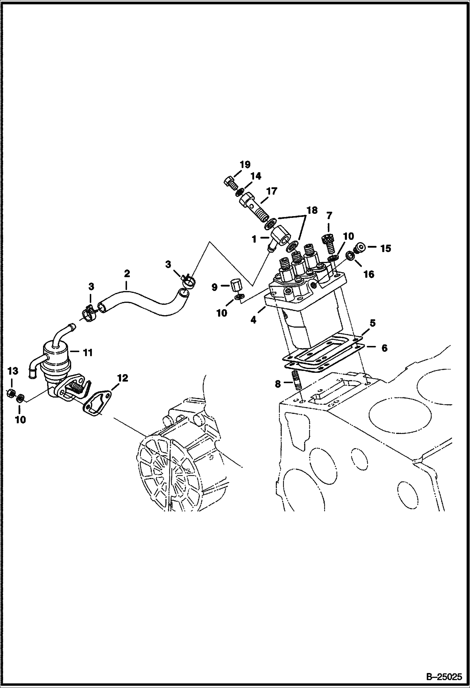 НАСОС ВПРЫСКА И ТОПЛИВНЫЙ НАСОС