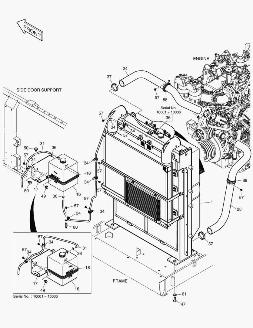 ОПОРТНЫЙ УЗЕЛ РАДИАТОРА