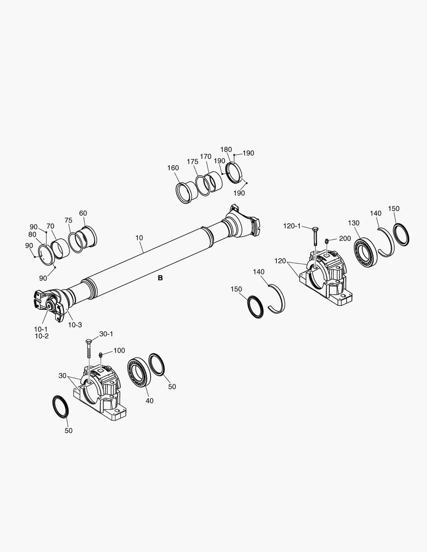 G110-30 INTERMEDIATE SHAFTS
