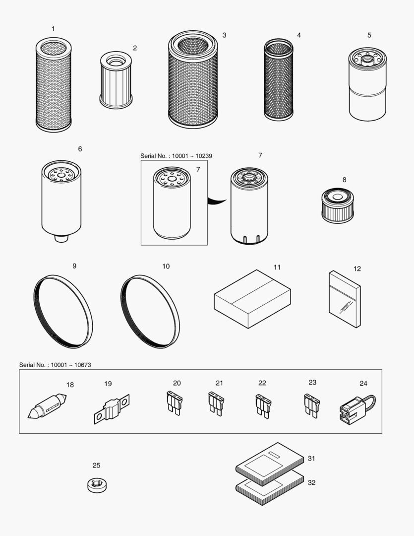 Спецтехника 5110 SPARE PARTS