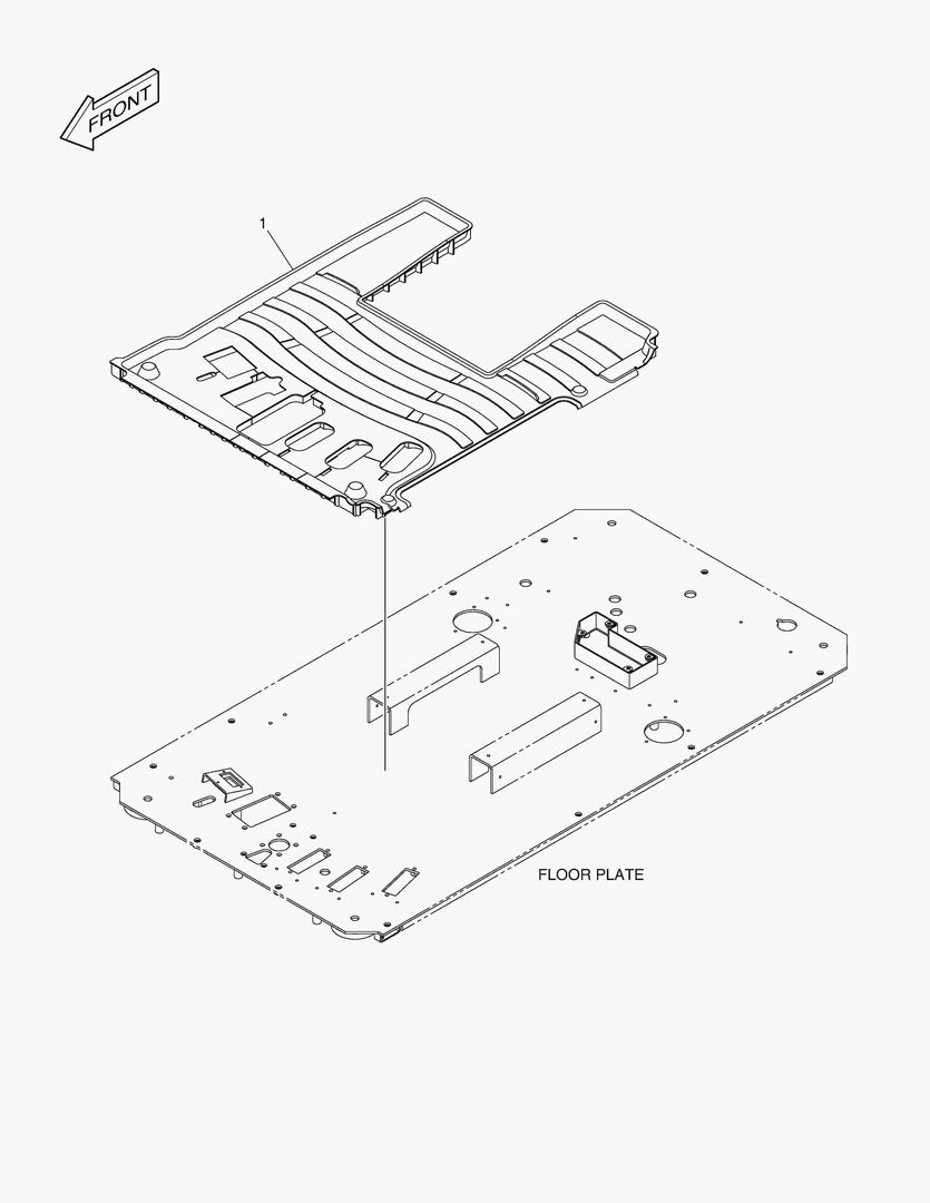 7620 FLOOR MAT - TWO WAY + ROTATING(ARTI)(ROPS)