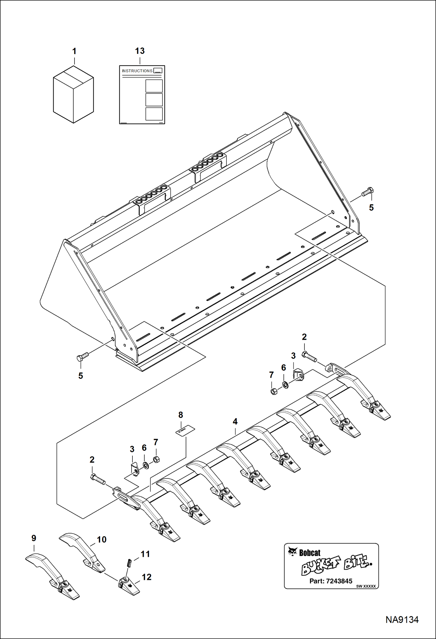 ЗУБЬЯ КОВША