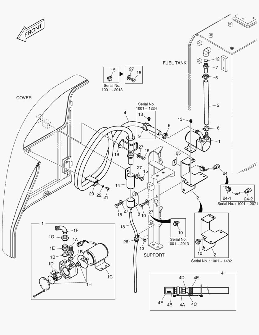 6100 FUEL FILLER PUMP