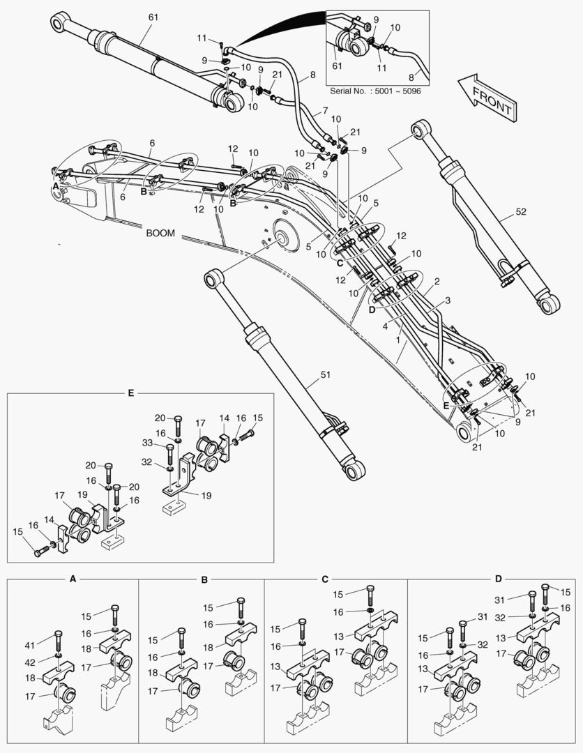 ГИДРОСИСТЕМА СТРЕЛЫ - СТРЕЛА 5.3 м