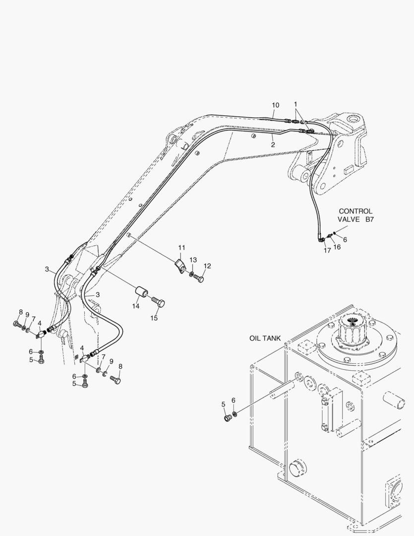 ПЕРЕДНИЙ ТРУБОПРОВОД(2)-2 ПУТИ