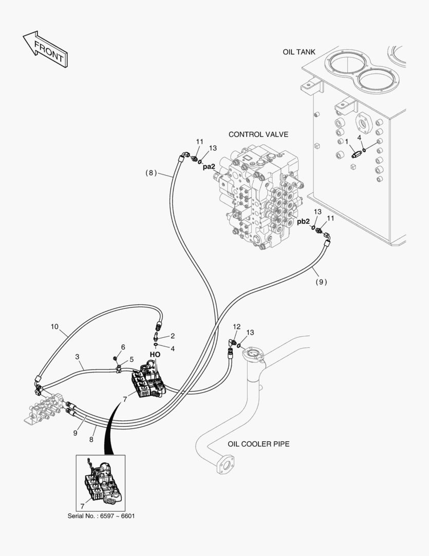 7235 PILOT PIPING - ONE WAY(TWO PUMP) [6597~]